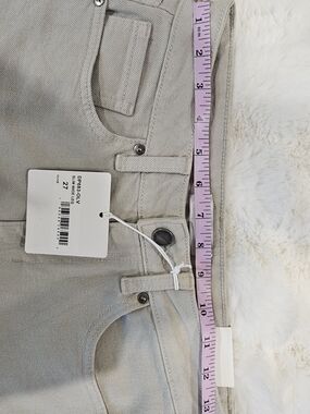 JBD Just Black Denim Slim Wide Leg Jeans Women’s 27 Olive High Rise NWT